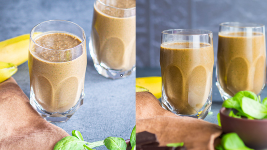 Spinat-Schokoladen Proteinshake