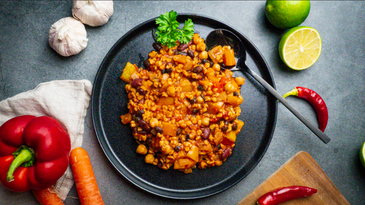 Veganes High-Protein-Chili