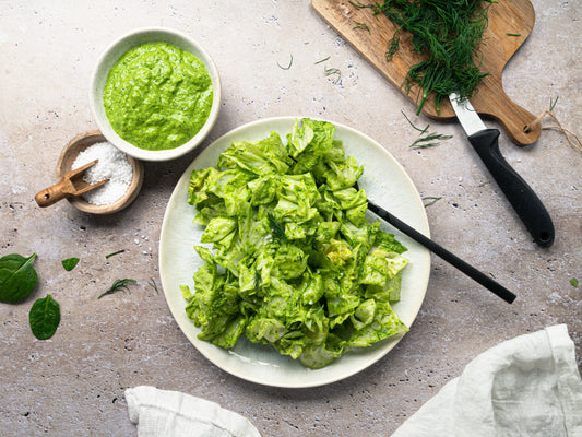 Grünes Dressing mit frischen Kräutern – einfach, vegan & lecker