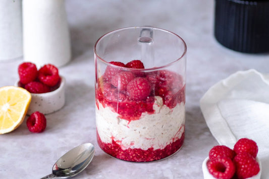 Himbeer-Chia-Oatmeal