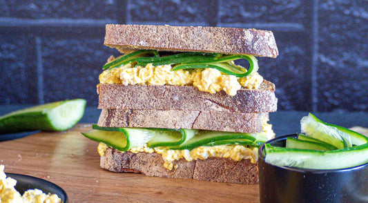 Einfaches und köstliches veganes Eiersalat-Sandwich: Ein Genuss ohne Verzicht