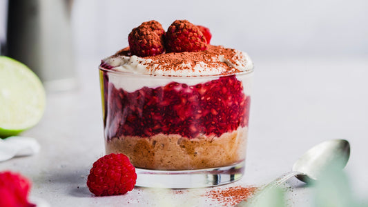 Gesundes Dessert mit Keks-Resten