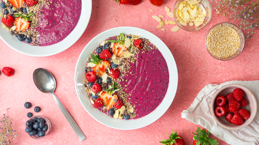 Proteinreiche Vegane Smoothie Bowl