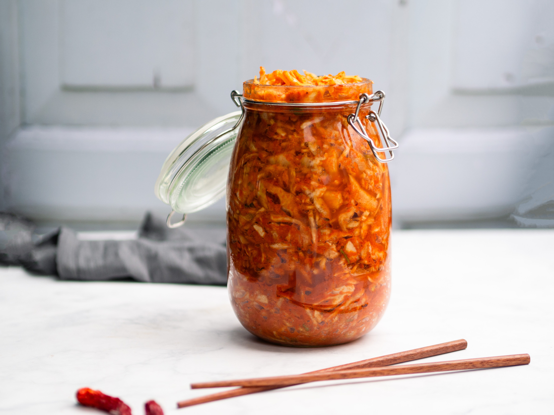 Selbstgemachtes veganes Kimchi – Fermentierte Power für deine Darmgesundheit