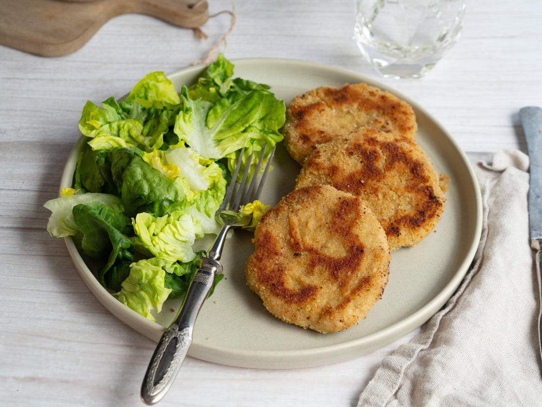 Veganes Kichererbsen-Schnitzel: Einfaches Rezept für ein knuspriges, pflanzliches Schnitzelerlebnis
