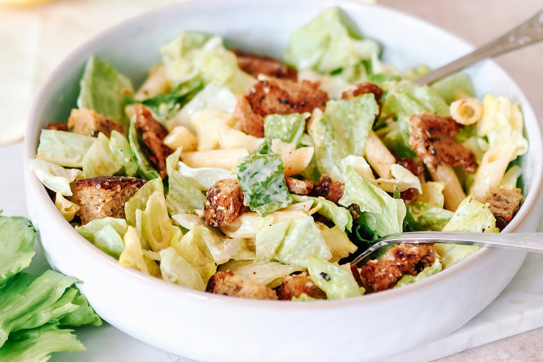 Veganer Caesar Salat: Ein einfaches und köstliches Rezept