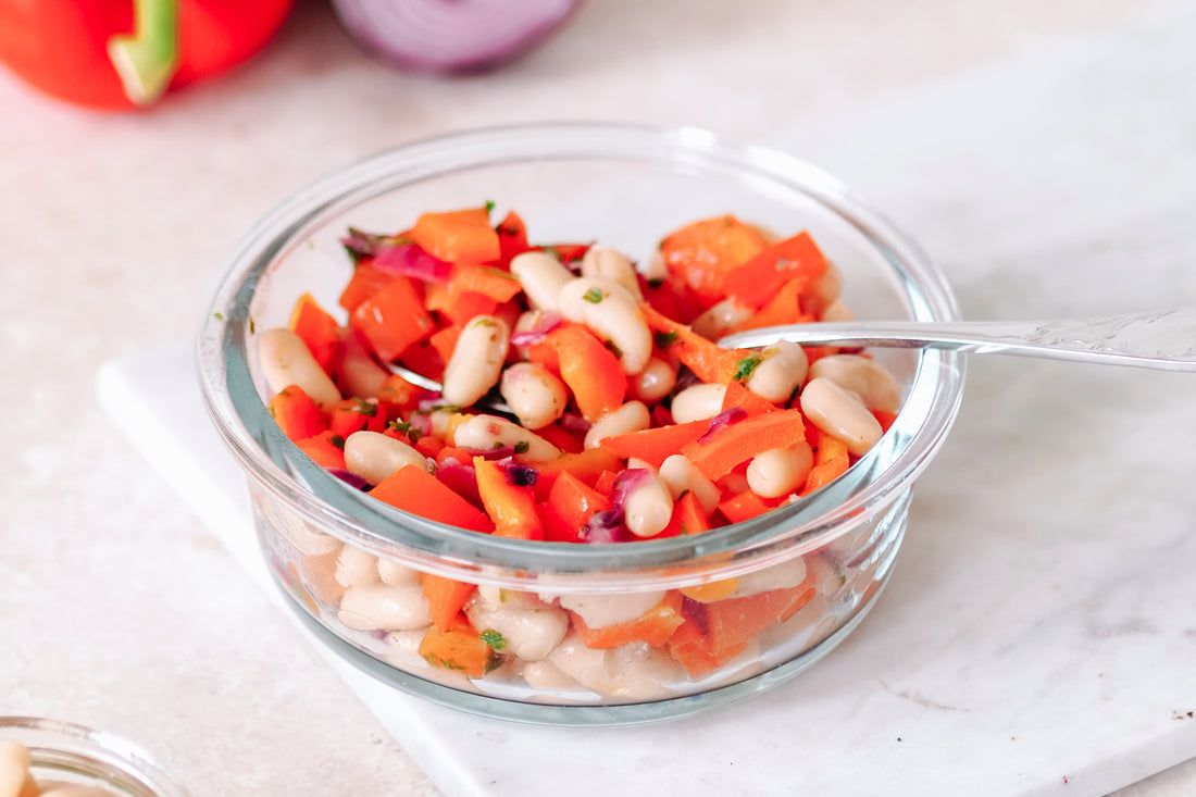 Einfacher Bohnen-Paprika-Salat: Ein Gesundes, Schnelles Rezept