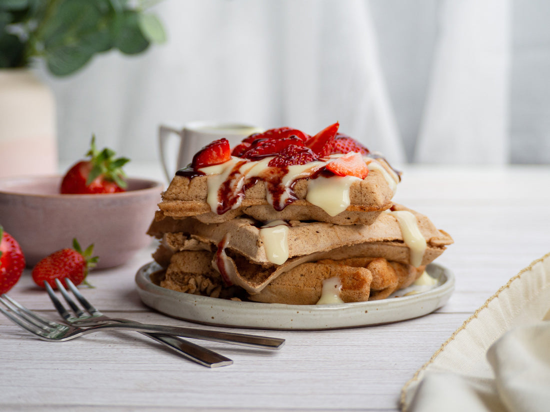 Vegane Zimtwaffeln mit Dattelzucker – Einfach, gesund und lecker!