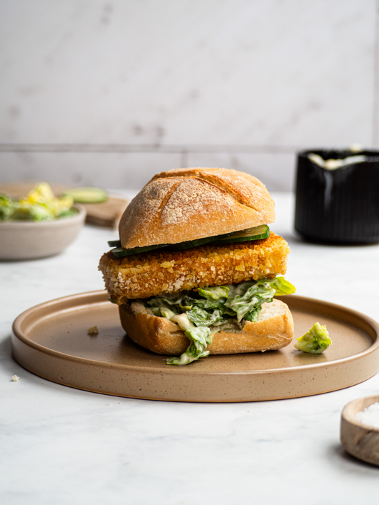 Veganes Crispy Chicken Sandwich – knusprig, saftig und besser als Fastfood