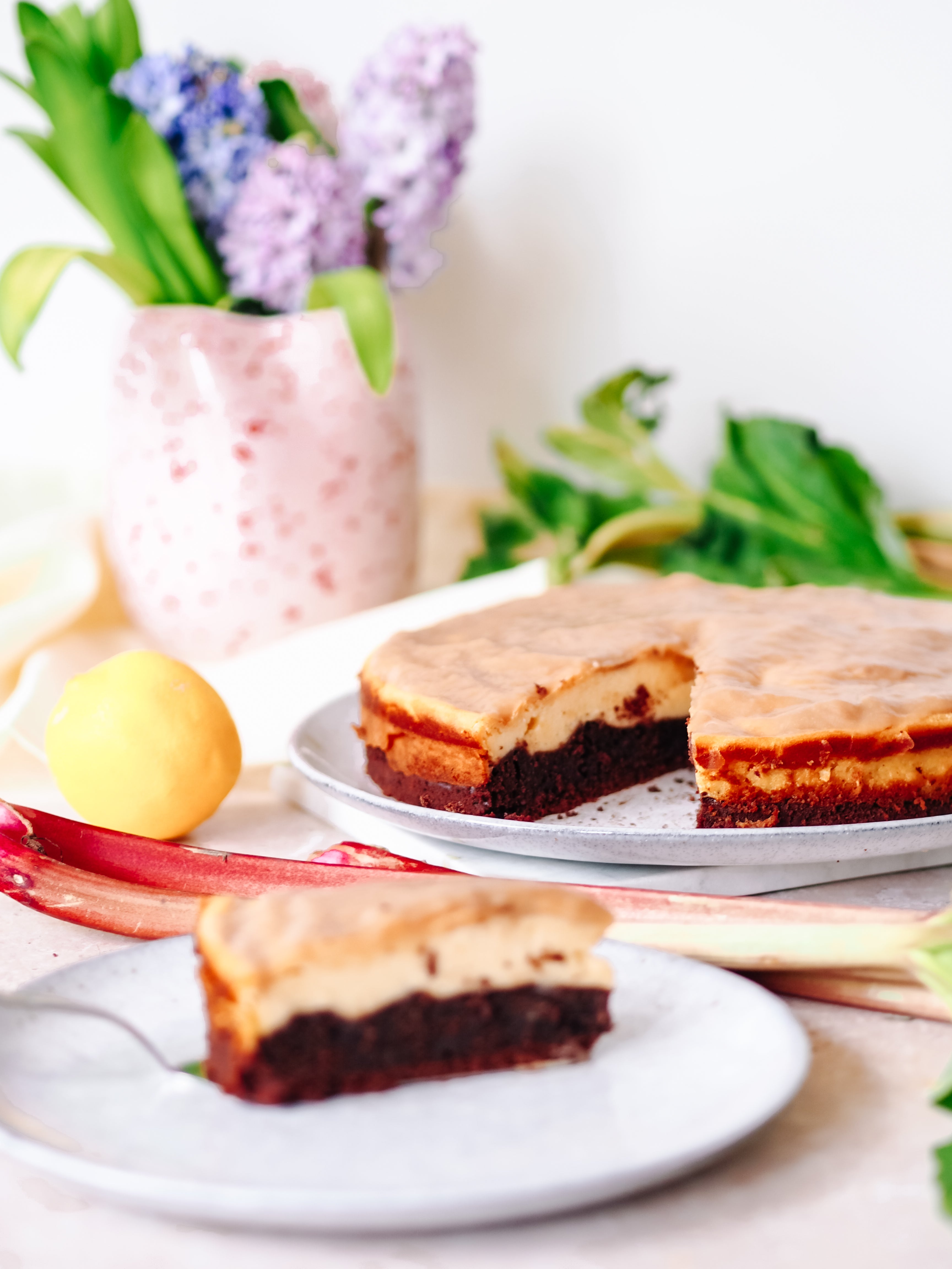 brownie cheesecake
